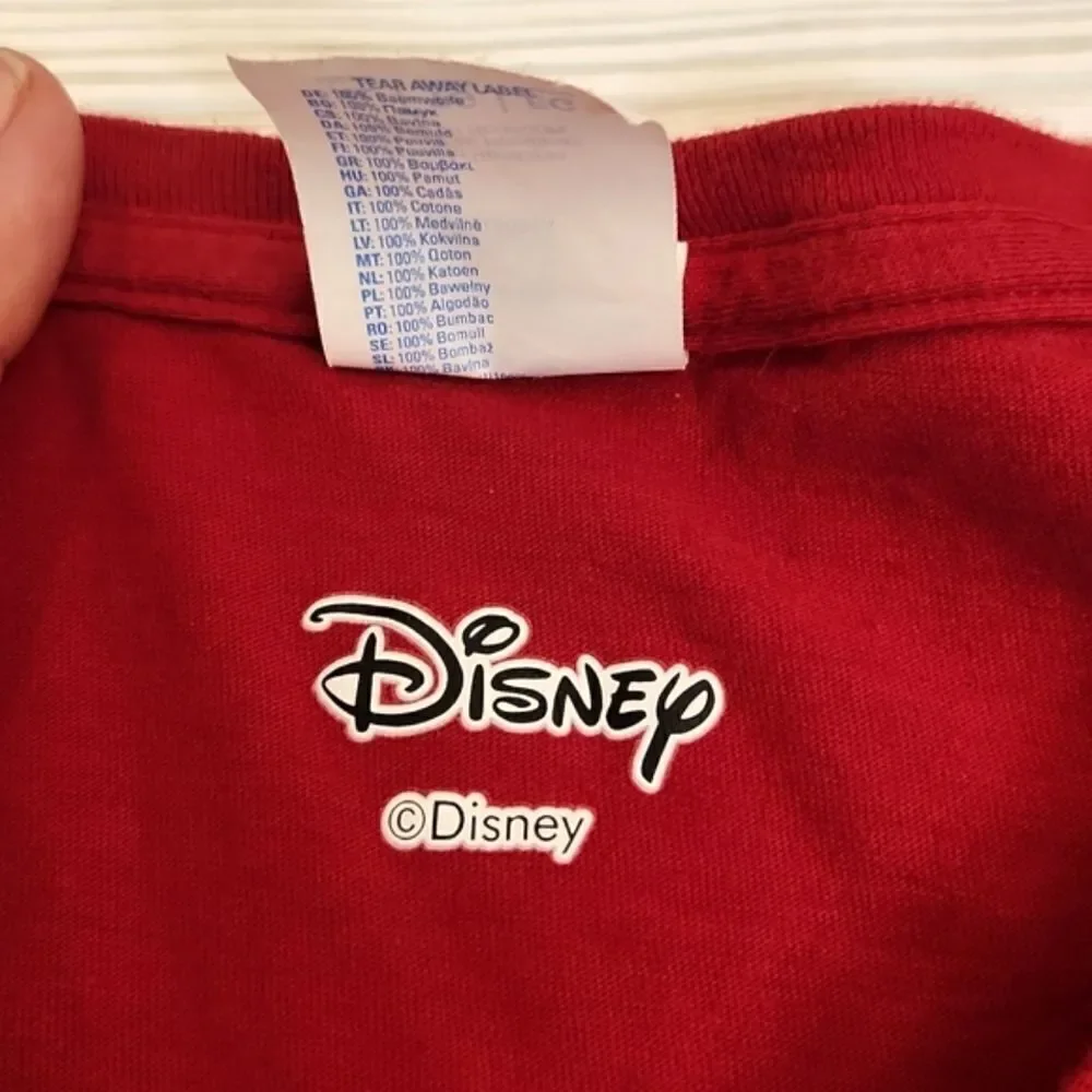 Mens Mickey Mouse Red Christmas Tee By Disney Size XL. - Picture 9 of 13